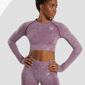 Gymshark Vital Seamless Long Sleeve Crop